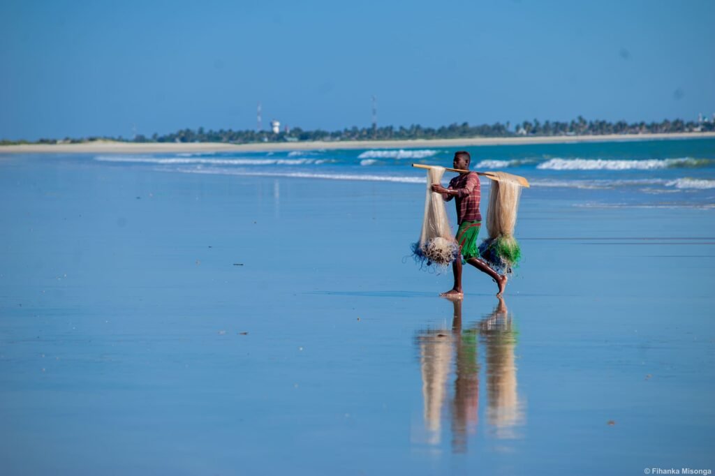 Fisherman à la Plage de Madagascar