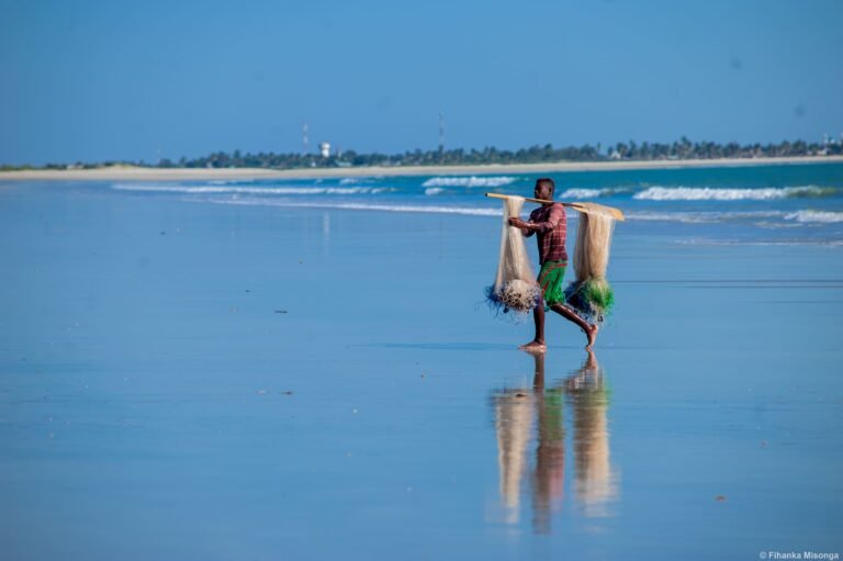 Fisherman à la Plage de Madagascar